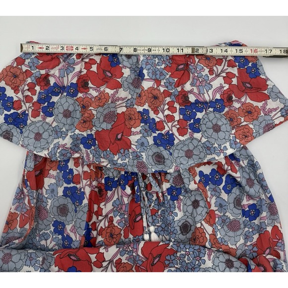 DG2 Pink Wash Ruffled-Hem Stretch Denim Jacket XL & Japna‎ Strapless Dress Sz L - Picture 6 of 15